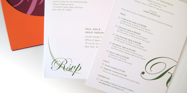 Lincoln Center Fall Invite