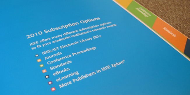 IEEE Sales Collateral