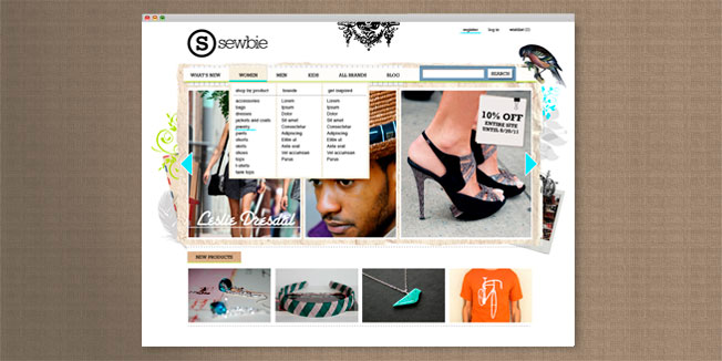 Sewbie Website